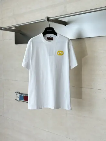 26 Towel GG Embroidered Crew Neck Short Sleeve T-Shirt