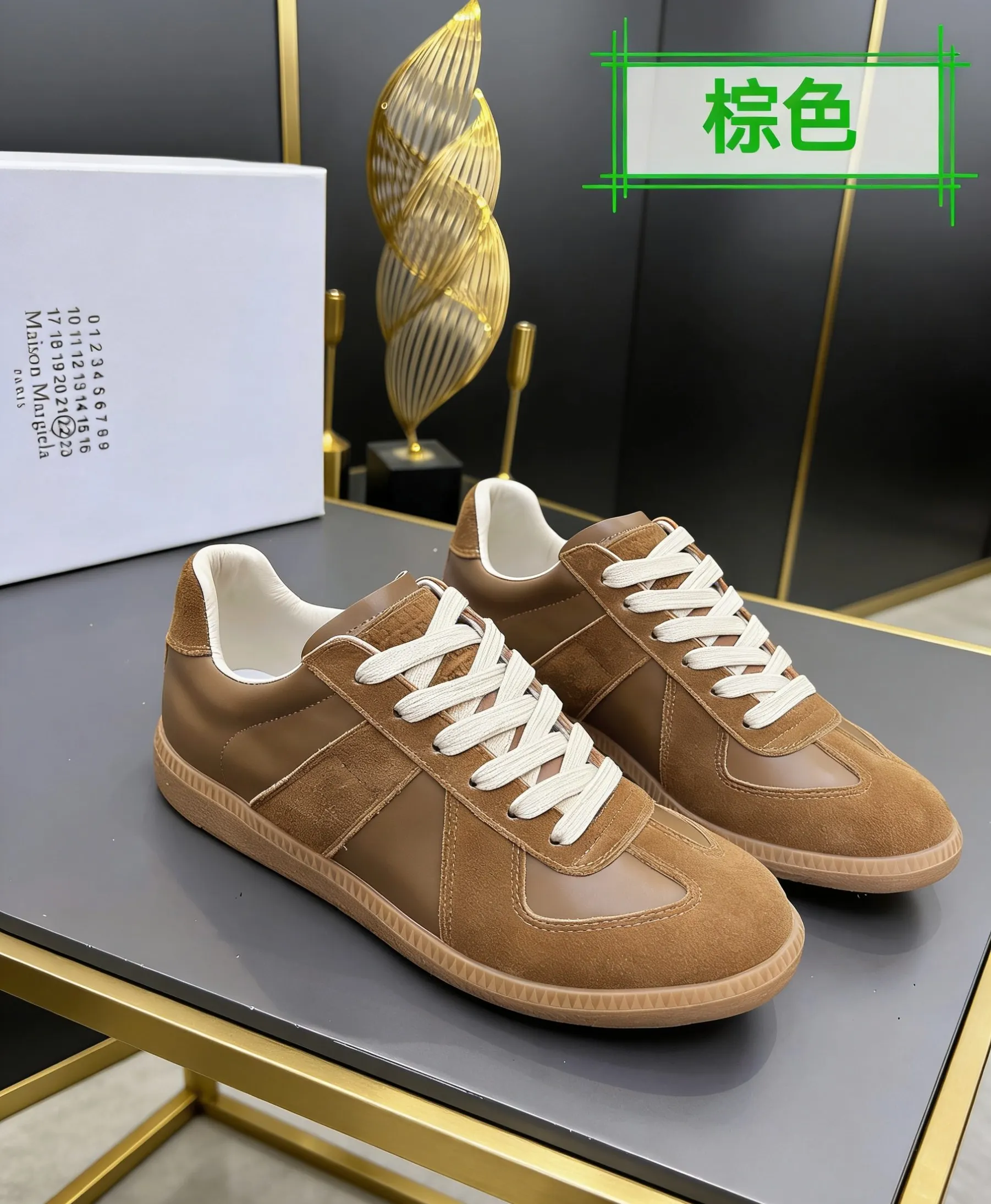Maison Margiela𝐌𝐌𝟔德训休闲板鞋 - 细节图 1