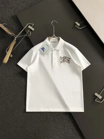 2026 Spring/Summer Plaid Knight Embroidery Short Sleeve