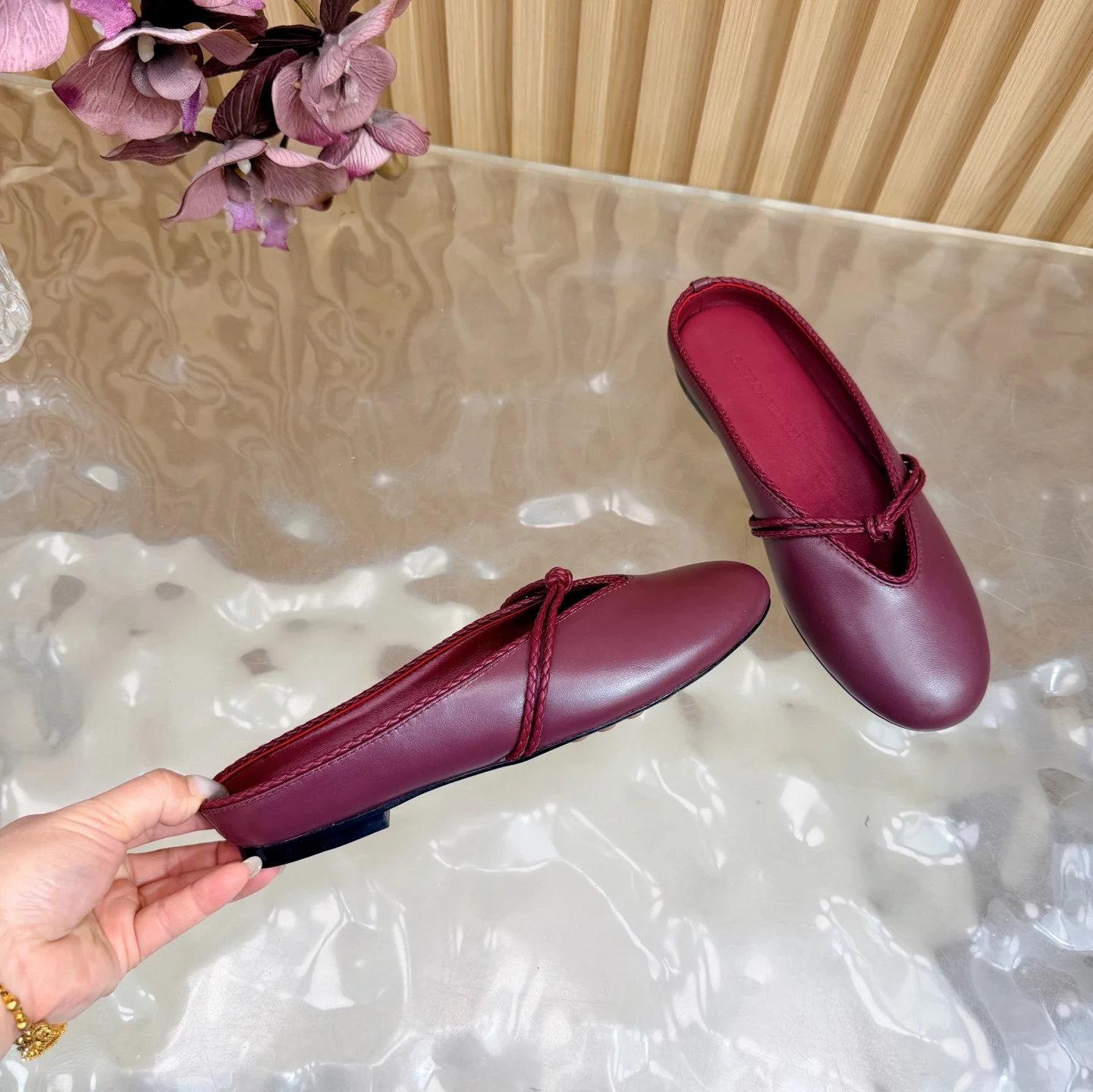 Bottega Veneta Adamo Series Women s Two-Way Loafers - Detail view 7