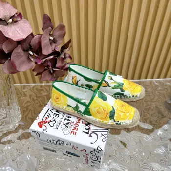 高版本麻底印花渔夫鞋