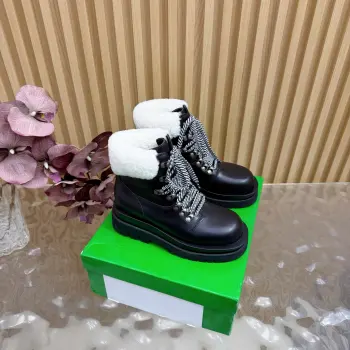 系带网红时尚骑士靴 马丁靴