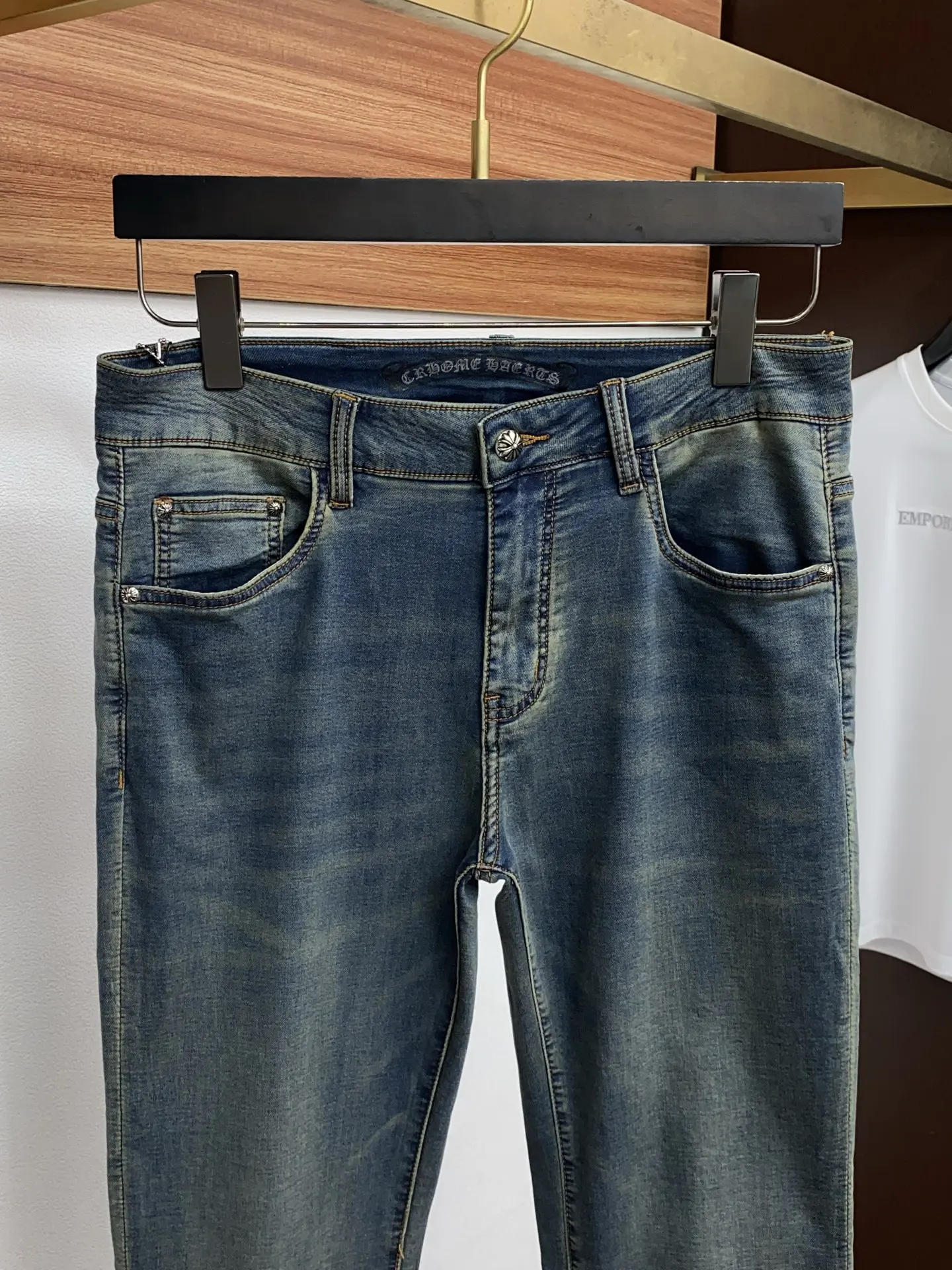 Chrome Heart 2026 Early Spring Latest Style Jeans - Detail view 3