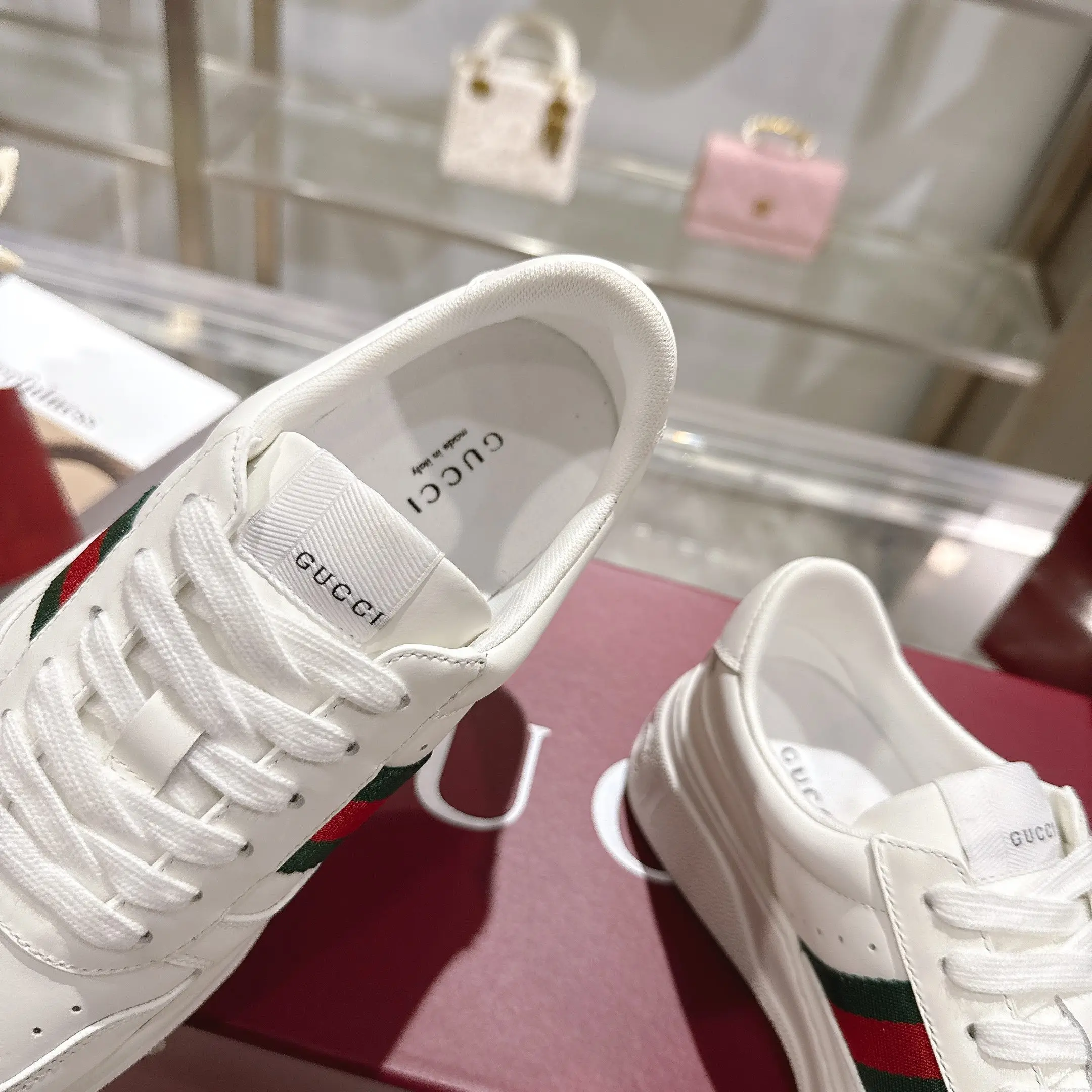 Gucci Increase height by 4CM, latest couple s thick-soled biscuit shoes. - Detail view 6