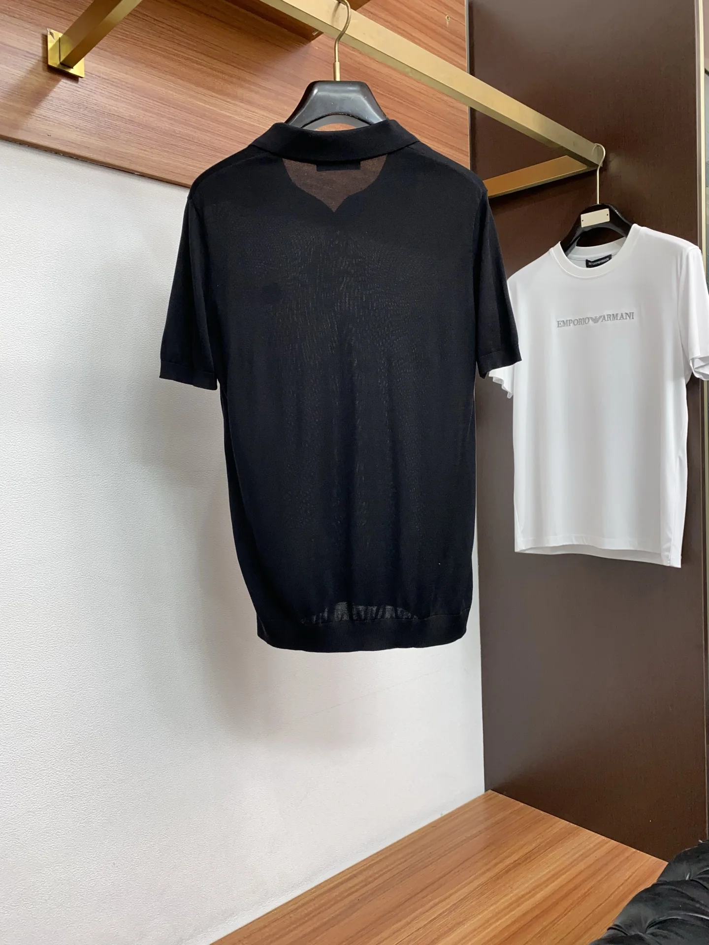Loro Piana Men s Short Sleeve Polo Shirt - Detail view 10