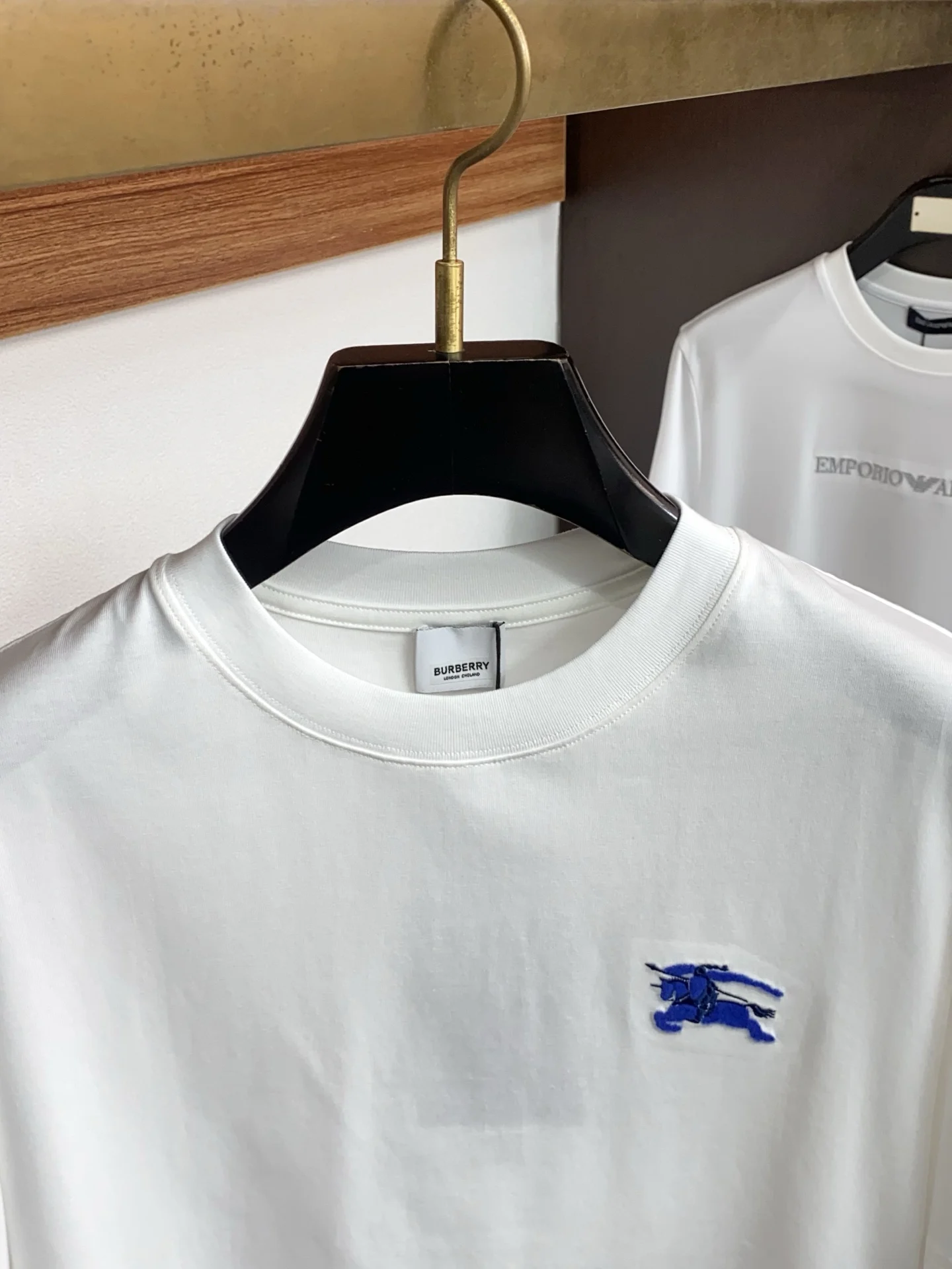 Burberry Round neck men s short sleeve T-shirt - Detail view 3
