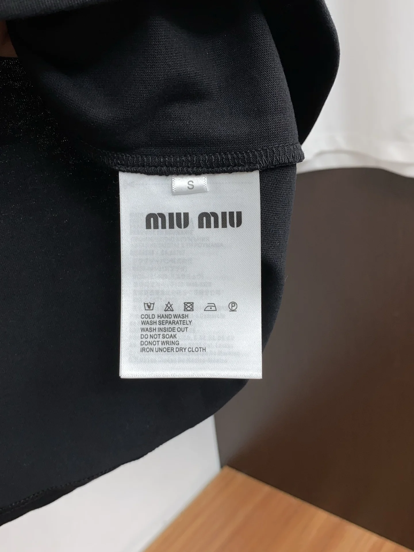 MIU MIU Round neck men s short sleeve T-shirt - Detail view 6