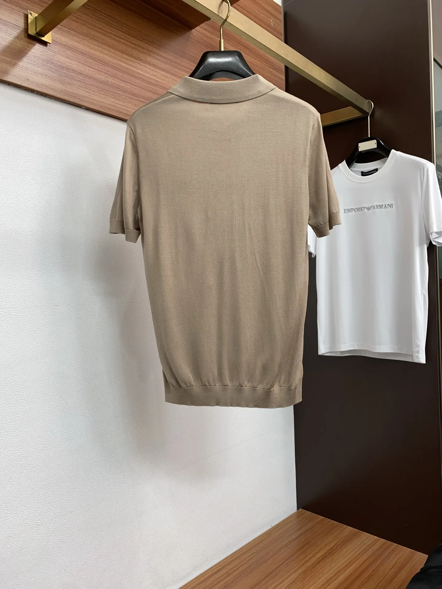 Loro Piana Men s Short Sleeve Polo Shirt - Detail view 10