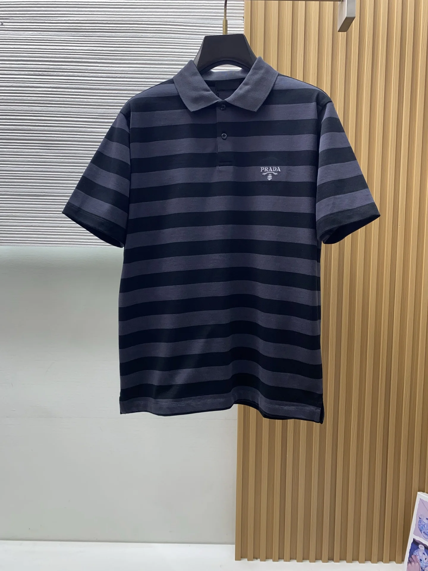 普拉达男士短袖Polo衫