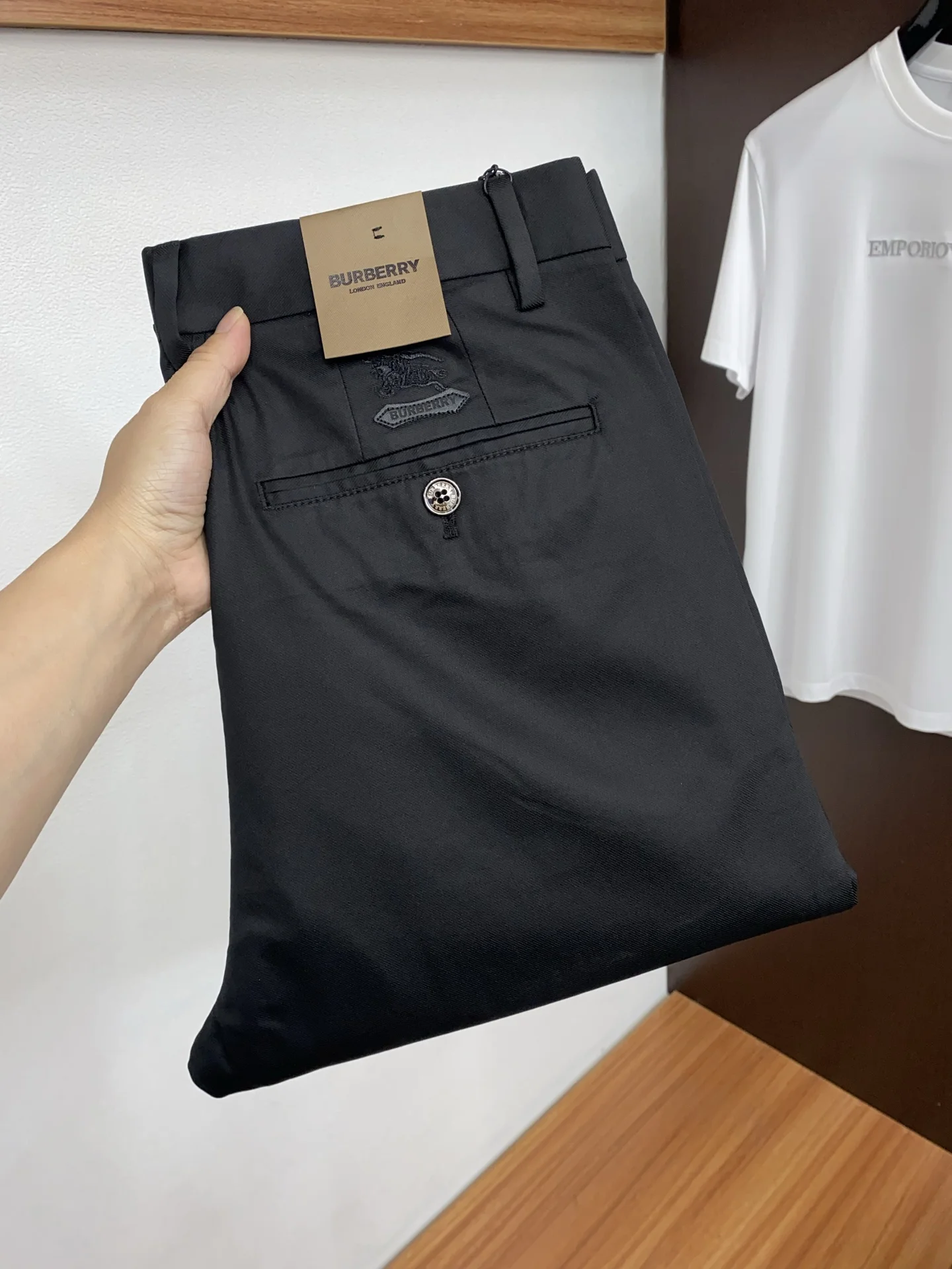 Burberry Original men s suit casual pants - Detail view 1