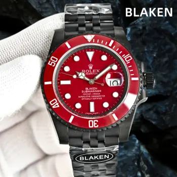 <p>第三代最新升级BLAKEN款水鬼系列 夜黑劳力士/五组表带系列 </p><p>劳.力士Rolex碳黑钢皇 改装劳.力士水鬼系列 巅峰神器 </p><p>1  BLAKEN高级改装水鬼系列 让您美美的 酷酷的 </p><p>2  表身DLC黑化处理 Blacken改装团队特有的暗夜黑表盘砂砾效果100%还原 </p><p>3  搭载一体3135机芯机械 稳定性强  </p><p>4  直径40毫米 厚度11毫米 </p><p>- 诚意之作 欢迎各路表友品鉴</p>