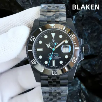 <p>代最新升级BLAKEN款水鬼系列 夜黑劳力士/五组表带系列 </p><p>劳.力士Rolex碳黑钢皇 改装劳.力士水鬼系列 巅峰神器 </p><p>1  BLAKEN高级改装水鬼系列 让您美美的 酷酷的 </p><p>2  表身DLC黑化处理 Blacken改装团队特有的暗夜黑表盘砂砾效果100%还原 </p><p>3  搭载一体3135机芯机械 稳定性强  </p><p>4  直径40毫米 厚度11毫米 </p><p>- 诚意之作 欢迎各路表友品鉴</p>