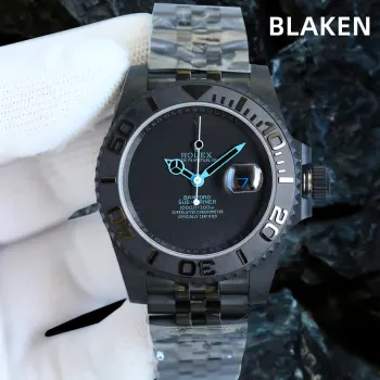<p>第三代最新升级BLAKEN款水鬼系列 夜黑劳力士/五组表带系列 </p><p>劳.力士Rolex碳黑钢皇 改装劳.力士水鬼系列 巅峰神器 </p><p>1  BLAKEN高级改装水鬼系列 让您美美的 酷酷的 </p><p>2  表身DLC黑化处理 Blacken改装团队特有的暗夜黑表盘砂砾效果100%还原 </p><p>3  搭载一体3135机芯机械 稳定性强  </p><p>4  直径40毫米 厚度11毫米 </p><p>- 诚意之作 欢迎各路表友品鉴</p>