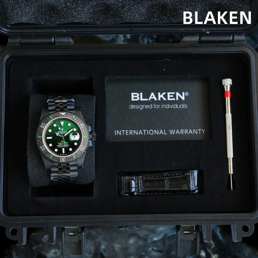 劳力士最新升级BLAKEN款水鬼系列男表 男士机械腕表 - 细节图 5