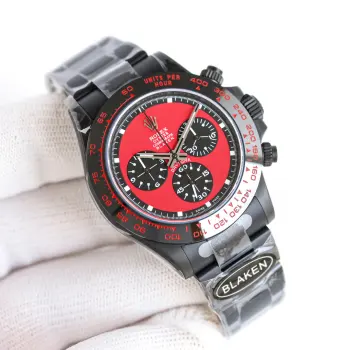 <p>BK 劳力士 ROLEX 迪通拿系列 </p><p>BLAKEN重磅升级款来了 </p><p>第六代迪通拿碳黑复刻版 40mm上手绝了 贴心设计 </p><p>蚝式保险扣防意外打开 实心链结戴久了也舒服 操作还特简单 低调又有面儿 这波升级真的可</p>