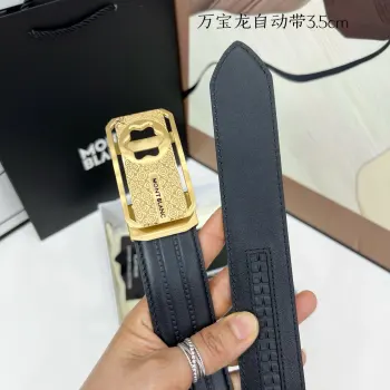 <p> 万宝龙 男士自动带进口小牛皮 手感细腻柔软 搭配纯钢自动精品钢扣 宽度 3.5cm</p>