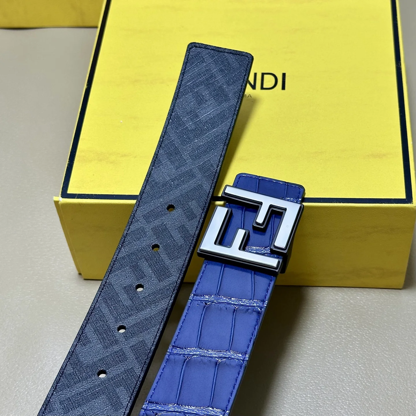Fendi Double ring reversible belt - Detail view 4