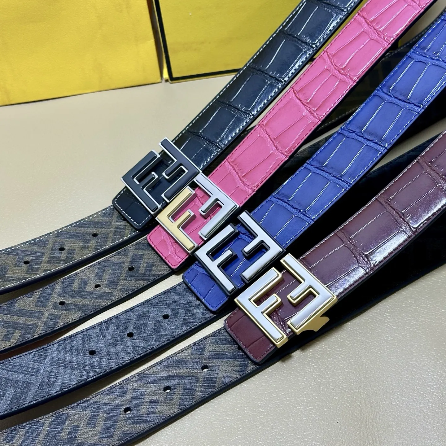 Fendi Double ring reversible belt - Detail view 6