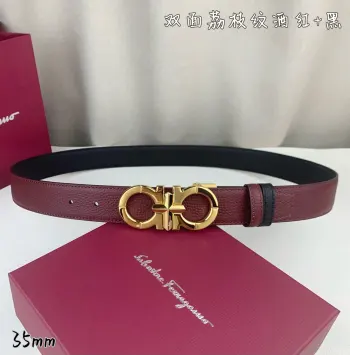 <p> Ferragamo.菲拉格慕 宽度3.5cm 高级定制款男士皮带 双面进口牛皮 可双面使用 自行选择搭配 真材实料 很有质感 时尚经典不失风范 搭配精品尾夹扣 长短可自行裁剪</p>