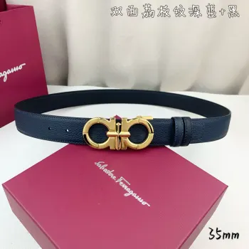 <p> Ferragamo.菲拉格慕 宽度3.5cm 高级定制款男士皮带 双面进口牛皮 可双面使用 自行选择搭配 真材实料 很有质感 时尚经典不失风范 搭配精品尾夹扣 长短可自行裁剪</p>