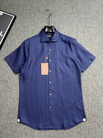 LP亚麻短袖衬衫