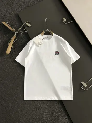 撞色字母短袖