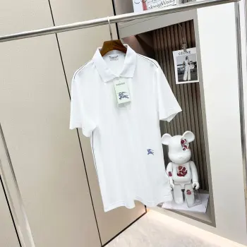网眼布棉质短袖Polo 衫