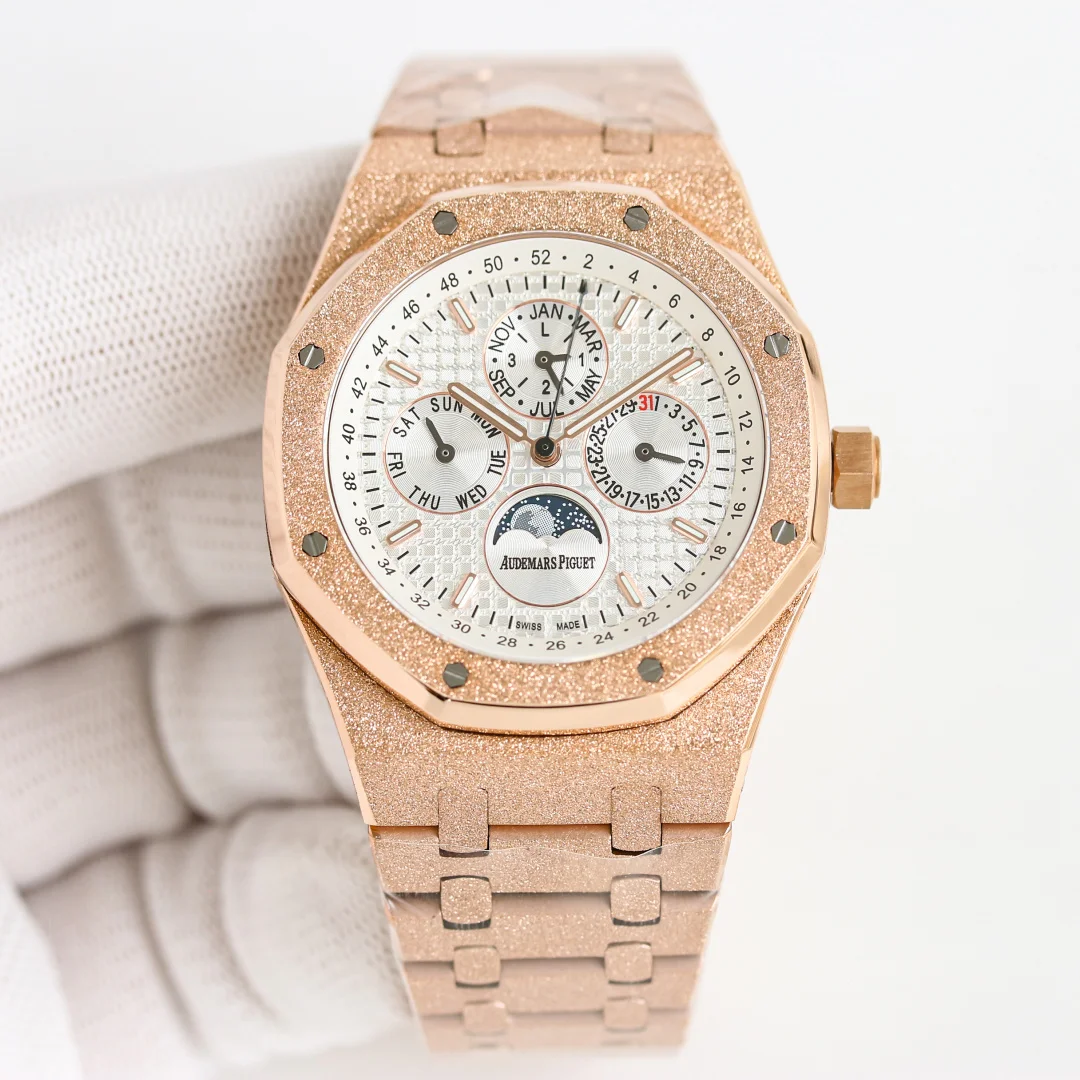 Audemars Piguet R68 Royal Oak Frosted Gold Watch Men s Mechanical Watch - Detail view 4