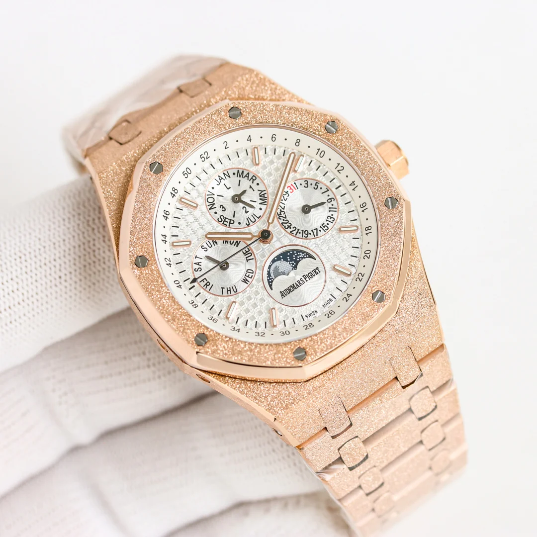 Audemars Piguet R68 Royal Oak Frosted Gold Watch Men s Mechanical Watch - Detail view 5