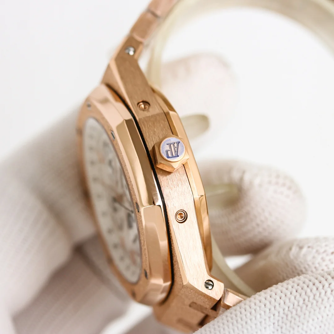 Audemars Piguet R68 Royal Oak Frosted Gold Watch Men s Mechanical Watch - Detail view 7