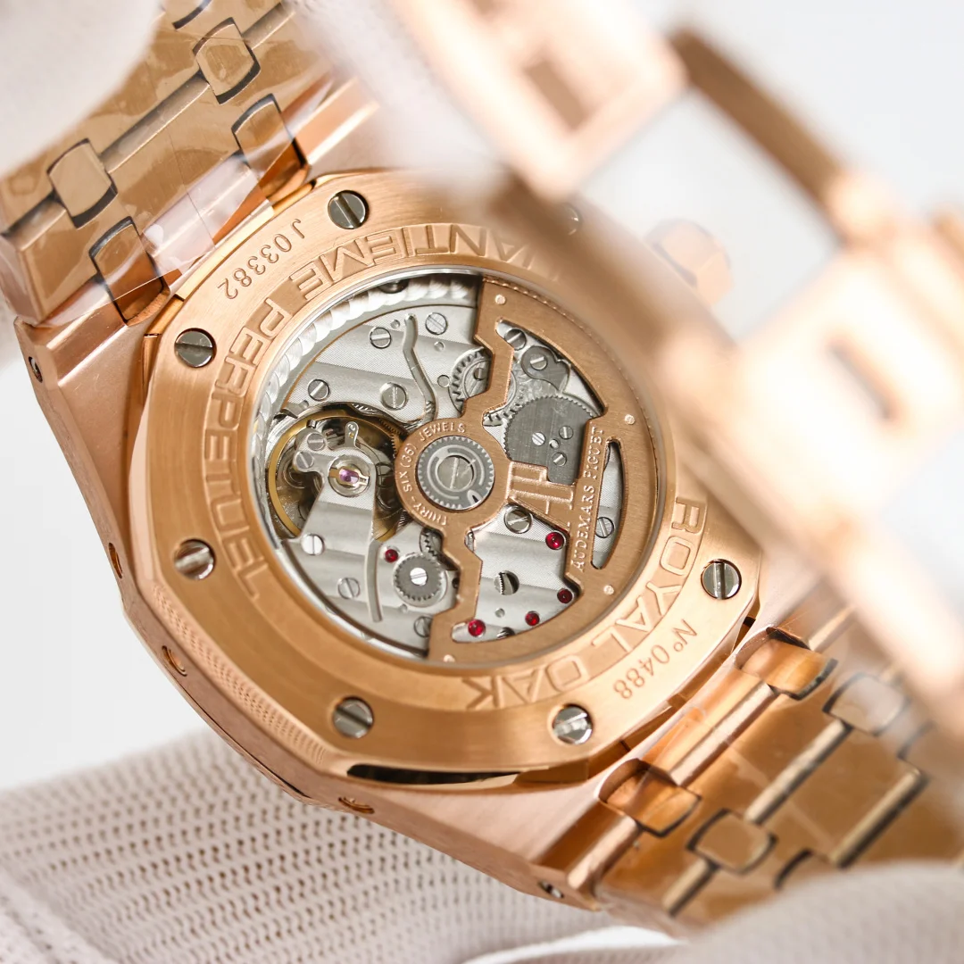 Audemars Piguet R68 Royal Oak Frosted Gold Watch Men s Mechanical Watch - Detail view 9