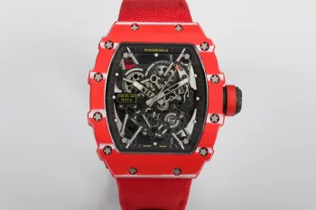 <p>太阳出品<p> 一体机芯 白宝石避震 </p><p> RICHARD MILLE 理查米尔 RM3 RM 35-02 双发条 55小时 </p><p>这是该系列第一枚搭载自动上链机芯的作品 并且别出心裁地使用全碳纤维材料来制作整个表壳 太阳出品精致推荐男士机械腕表 </p>