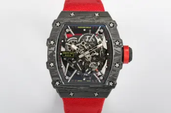 <p>太阳出品<p> 一体机芯 白宝石避震 </p><p> RICHARD MILLE 理查米尔 RM3 RM 35-02 双发条 55小时 </p><p>这是该系列第一枚搭载自动上链机芯的作品 并且别出心裁地使用全碳纤维材料来制作整个表壳 太阳出品精致推荐男士机械腕表 </p>