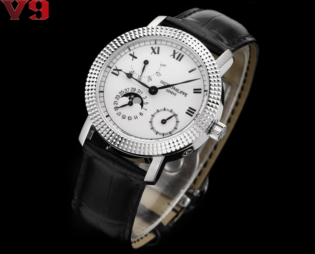 PATEK PHILIPPE V9 Paris Nail Pattern Three-Dimensional Square Stud Watch Men s Mechanical Watch - Detail view 2