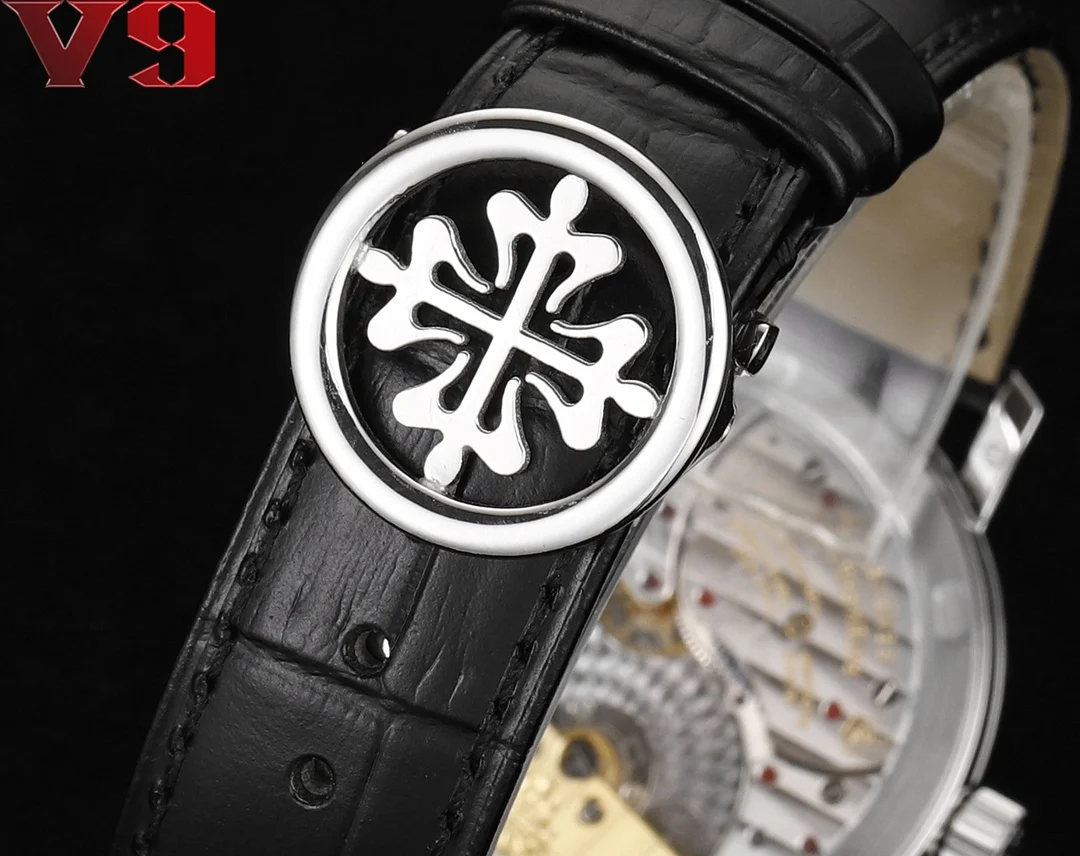 PATEK PHILIPPE V9 Paris Nail Pattern Three-Dimensional Square Stud Watch Men s Mechanical Watch - Detail view 6