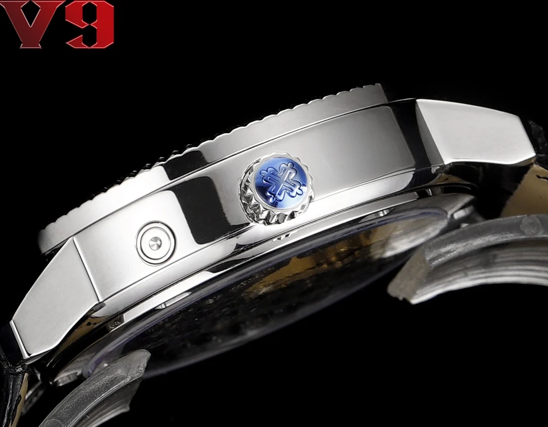 PATEK PHILIPPE V9 Paris Nail Pattern Three-Dimensional Square Stud Watch Men s Mechanical Watch - Detail view 8
