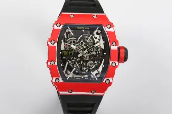 <p>太阳出品<p> 一体机芯 白宝石避震 </p><p> RICHARD MILLE 理查米尔 RM3 RM 35-02 双发条 55小时 </p><p>这是该系列第一枚搭载自动上链机芯的作品 并且别出心裁地使用全碳纤维材料来制作整个表壳 太阳出品精致推荐男士机械腕表 </p>