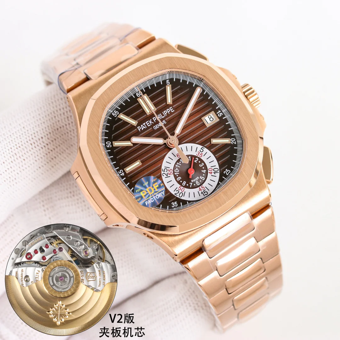 PATEK PHILIPPE 5980 Multifunction Stopwatch Men s Multifunction Mechanical Watch - Detail view 2