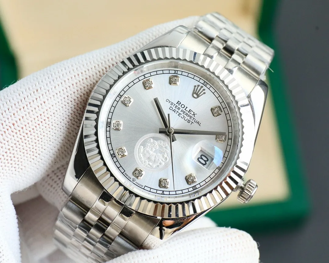 ROLEX Log Series 316L Stainless Steel Case Men s Watch Men s Mechanical Watch - Detail view 1