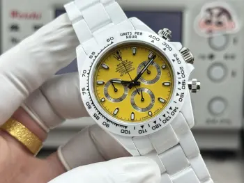 <p>太阳出品 4801机 丹东4130<p>HEH改装定制 劳力士 ROLEX R74 迪通拿系列 </p><p>全新推出改装品版公司AET迪通拿陶瓷改表 搭载丹东4801机芯 .</p><p>材陶瓷壳和陶瓷带材料釆用真正的氧化锆材料  改装后的手表 不仅在外观上焕然一新 更在性能与功能上实现了质的飞跃 太阳出品精致推荐男士多功能机械腕表 </p>