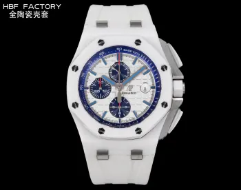 <p>太阳出品HBF  FACTORY Audemars  Piguet-爱彼  全陶瓷壳 AP 爱彼  A42 皇家橡树离岸型26402 系列44MM 腕表 秒杀市面上所有版本 封顶之作 杜绝一眼假 在原有的基础上 潜心研发 突破壁垒  打破原装封锁技术 同步原装独家计时码表 使上手最大程度贴合手腕 大大提高了佩戴的舒适 同时也杜绝一眼假的尴尬处境  1. 表壳与圈口的选料 使用进口的氧化锆 无需任何颜料 以超高的压力与超高的温度锻造 形成超高密度的彩色陶瓷  2.采用最新CNC级别的打磨技术 将整个表壳的个个角度完美处理 3.每颗六角螺丝都与表框处于同一平面上 不接受一丝一毫的凸显与凹陷 真正诠释了何为顶级复刻艺术 4.表盘以爱彼经典的大格纹为背景 层次分明的方格排列 经过完美打磨 将匠人的工艺体现的淋漓尽致 5.镜面采用双面蓝宝石镜片 表带采用氟橡胶胶带  6.机芯采用7750 改 3126的计时机芯 12 位的小秒 六点位和九点位的12小时计时与30分钟计时 完美的还原了原版的所有功能 每块手表都经过人工QC确保机芯的稳定性 真正做到无可挑剔欢迎各位 表友鉴赏   太阳出品精致