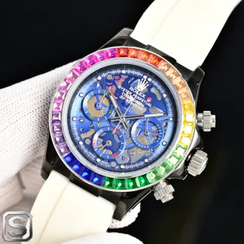 <p>太阳出品 <p>新品 劳力士 ROLEX X43 迪通拿镂空系列 316L精钢表壳 尺寸43mm 矿物质镀膜玻璃耐磨 超强夜光 日本多功能计时石英机芯 进口橡胶表带 原装扣 爱不释手的劳力士迪通拿 品不完的一劳永逸 太阳出品精致推荐男士多功能机械腕表 </p><p>立即抢购</p>