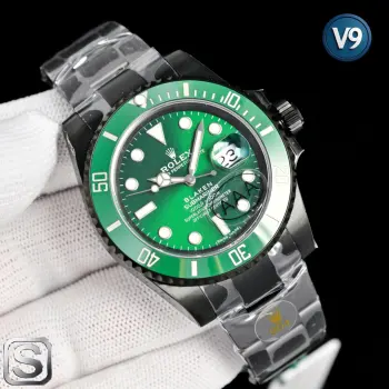 <p>太阳出品 V9-劳力士 ROLEX MT2 水鬼系列 BLAKEN-暗夜黑特别版</p><p>正品开模脱胎于黑水鬼116610LN 同步官网所有细节 一表一码  全新DLC镀黑工艺+防指纹图层 904L精钢材质表壳与表链 极细致化表盘工艺 搭载3135一体机芯 稳定性强 </p><p>直径40mm. 厚度12mm 太阳出品精致推荐男士机械腕表 </p>