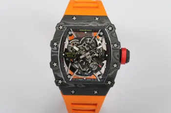 <p>太阳出品<p> 一体机芯 白宝石避震 </p><p> RICHARD MILLE 理查米尔 RM3 RM 35-02 双发条 55小时 </p><p>这是该系列第一枚搭载自动上链机芯的作品 并且别出心裁地使用全碳纤维材料来制作整个表壳 太阳出品精致推荐男士机械腕表 </p>