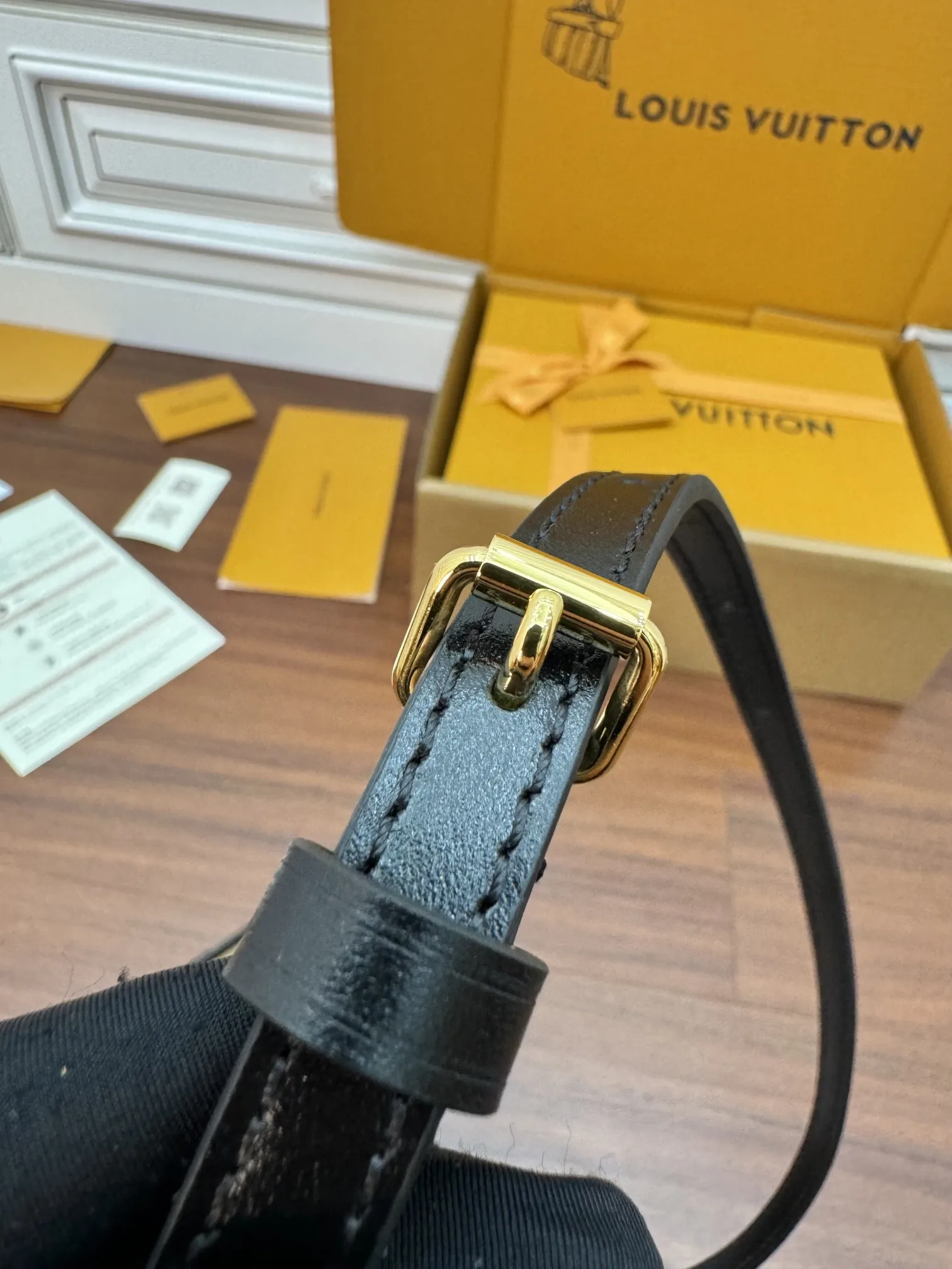 LVM47125 进口菱形面料手袋 女士斜挎包 - 细节图 8