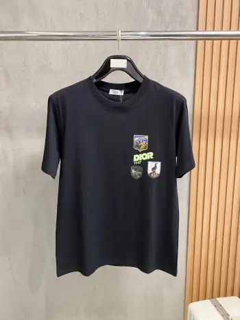 Unisex Printed Embroidered Short Sleeve T-Shirt