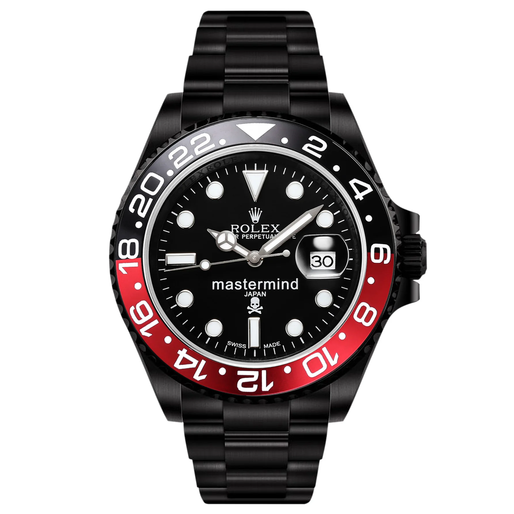 ROLEX 2836 movement Black Steel King Water Ghost series watch Men s mechanical watch - Detail view 4