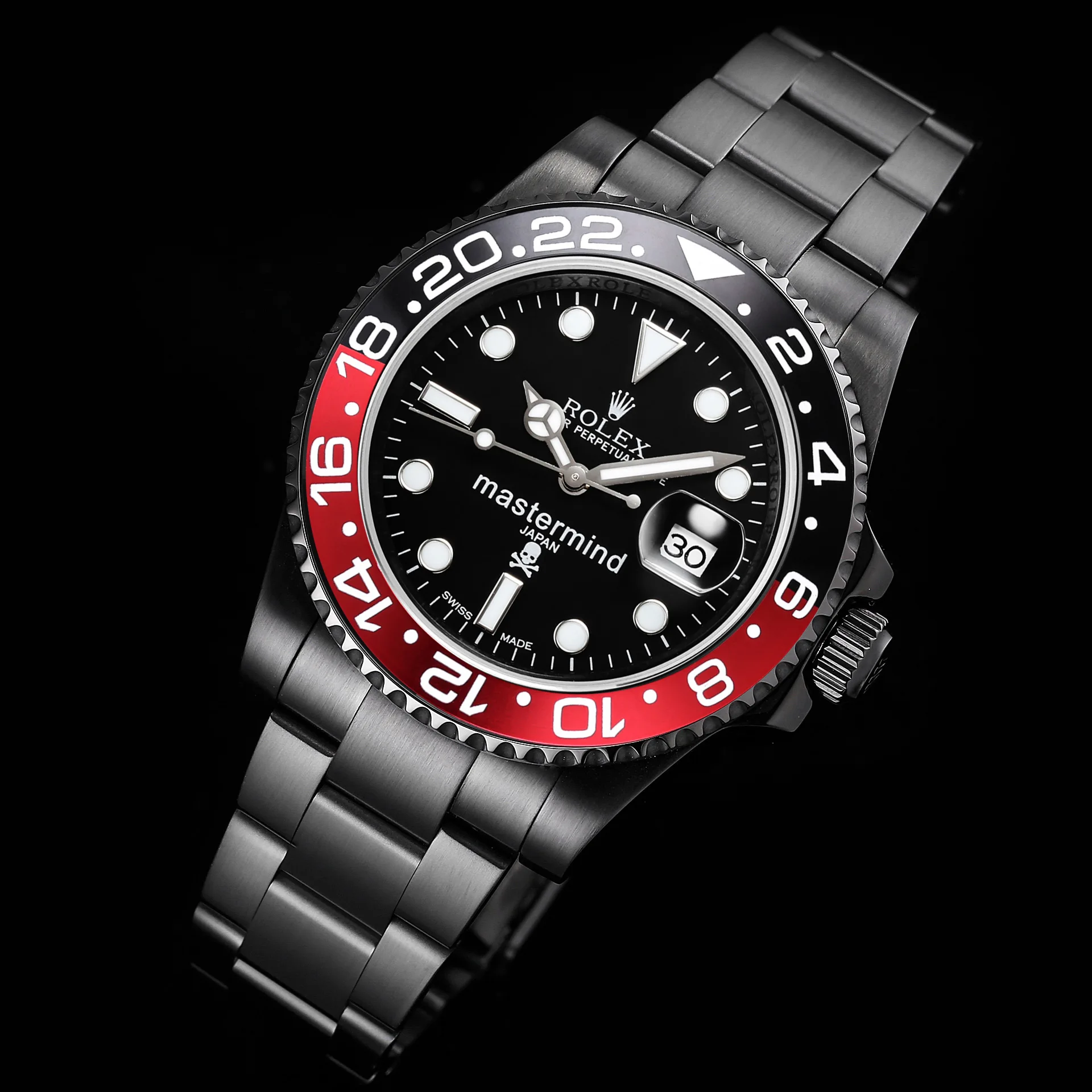 ROLEX 2836 movement Black Steel King Water Ghost series watch Men s mechanical watch - Detail view 5
