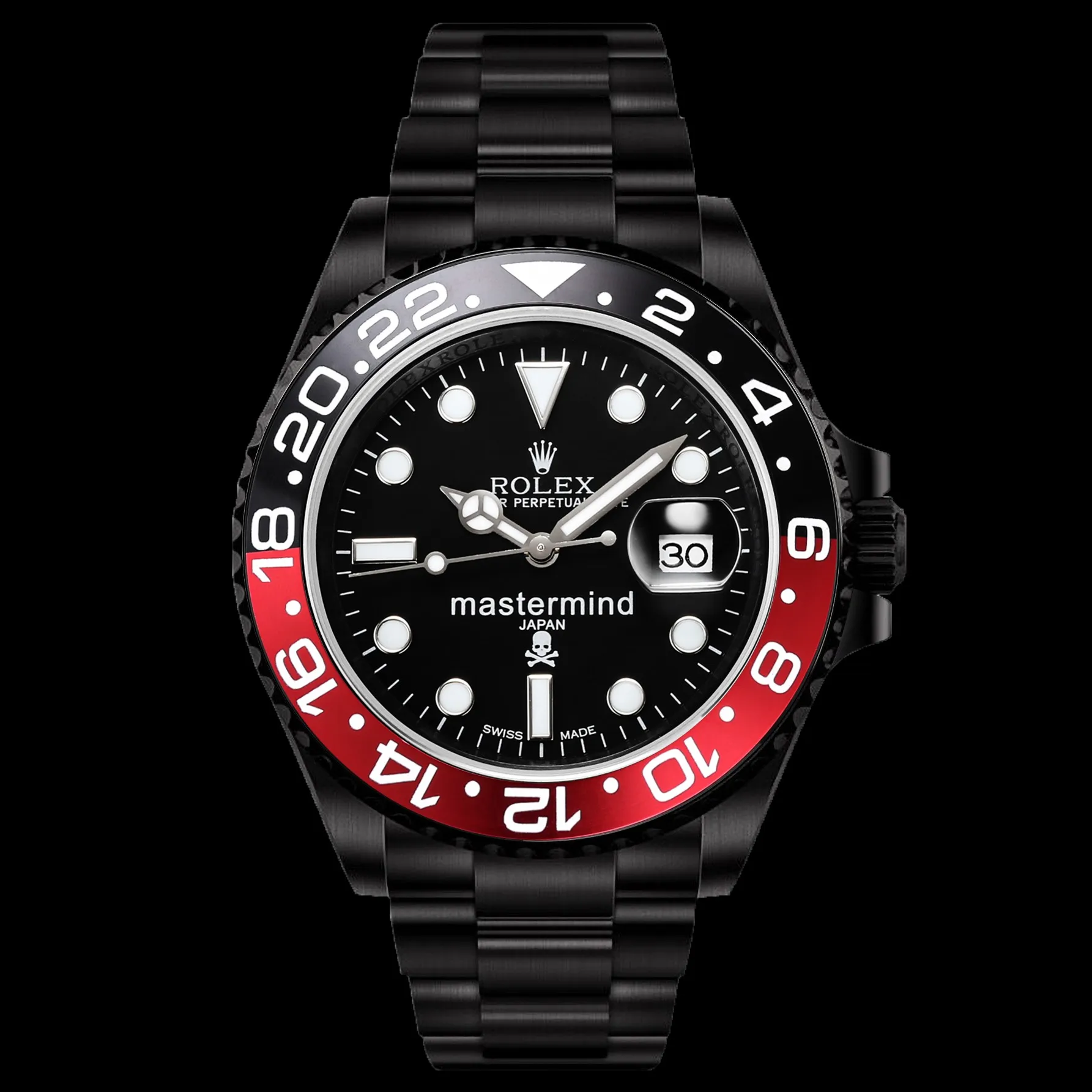 ROLEX 2836 movement Black Steel King Water Ghost series watch Men s mechanical watch - Detail view 6
