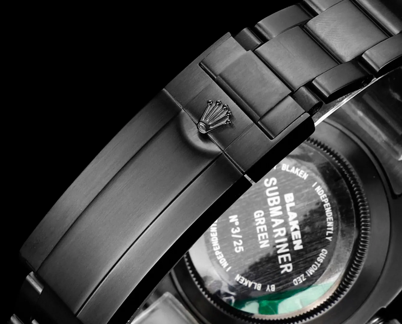 ROLEX 2836 movement Black Steel King Water Ghost series watch Men s mechanical watch - Detail view 7